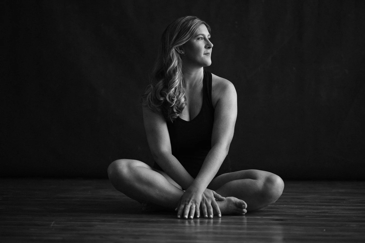 Black and white boudoir session by Aniya Emtage Photography in Barbados